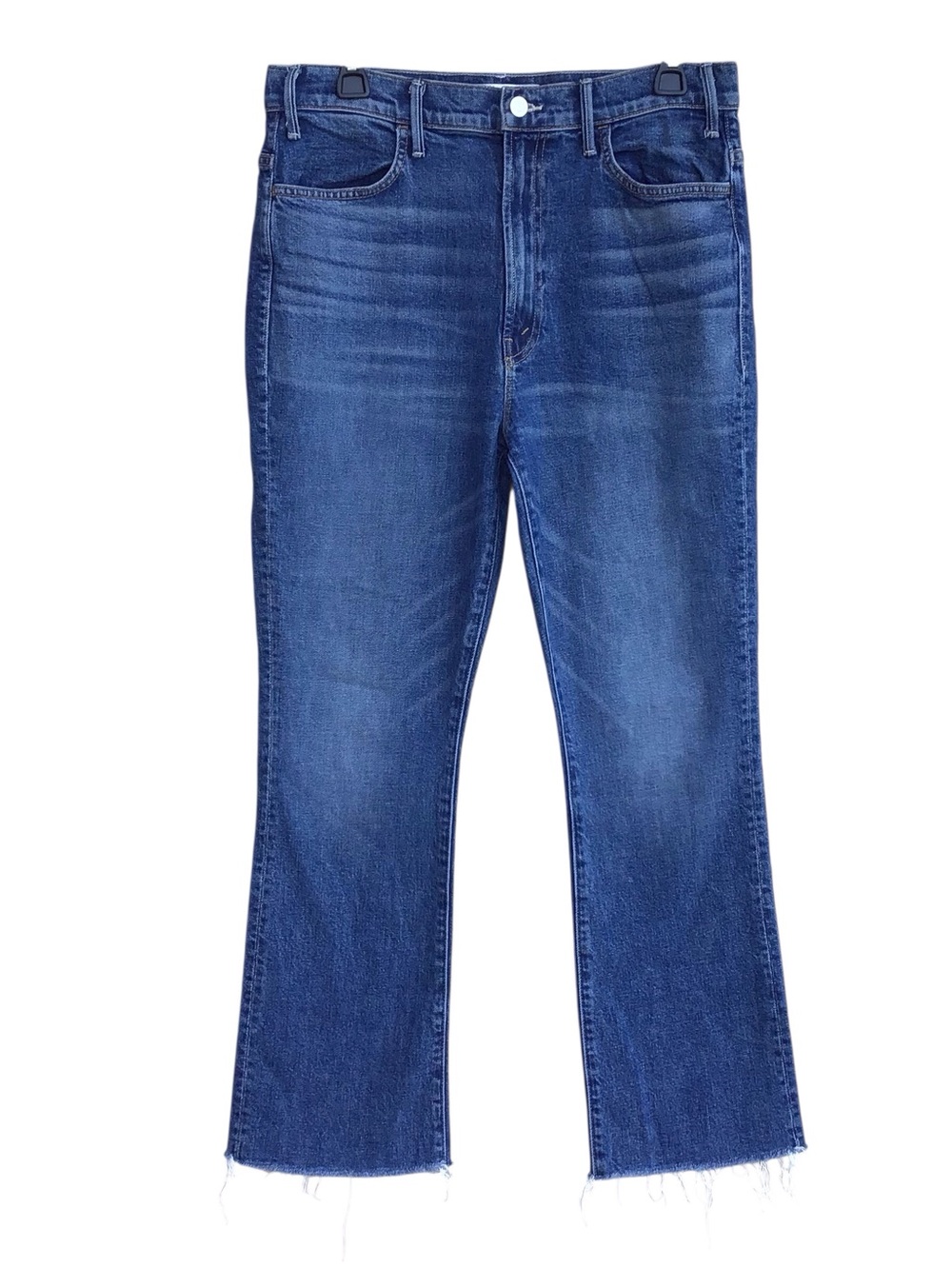 Mother The Hustler Flood Fray Jeans in Beer Me 31